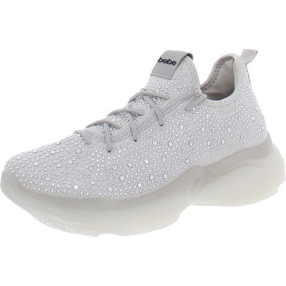 Bebe Sport Shoes - Bebe Sport Womens Leyla Silver Casual and Fashion Sneakers Sneakers NWOB